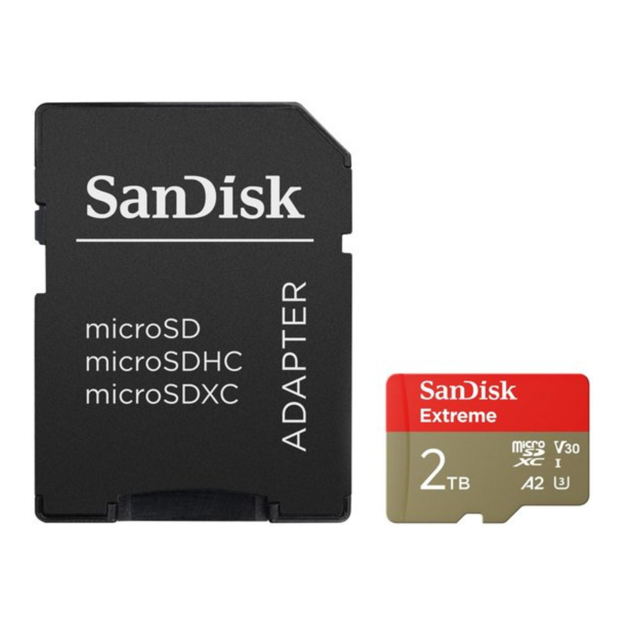 MicroSDXC - 2TB - Inclusief SD Adapter