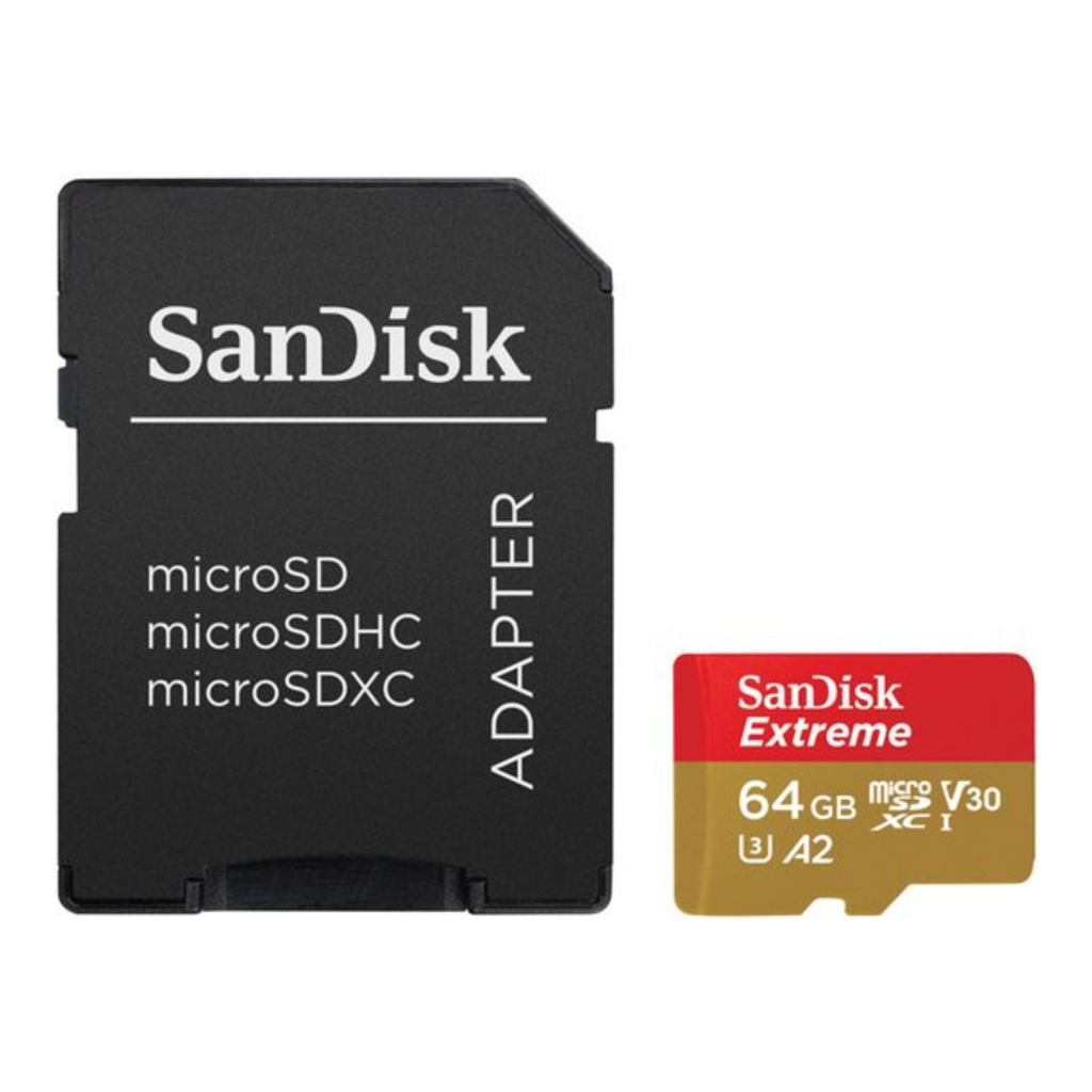 MicroSDXC - 64GB - Inclusief SD Adapter