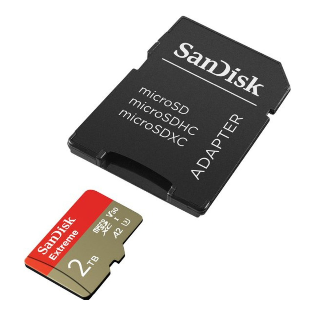 MicroSDXC - 2TB - Inclusief SD Adapter