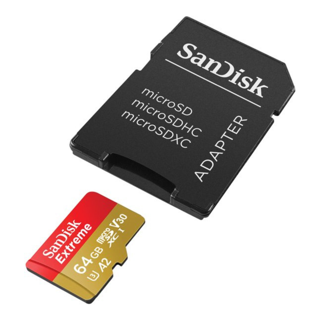 MicroSDXC - 64GB - Inclusief SD Adapter
