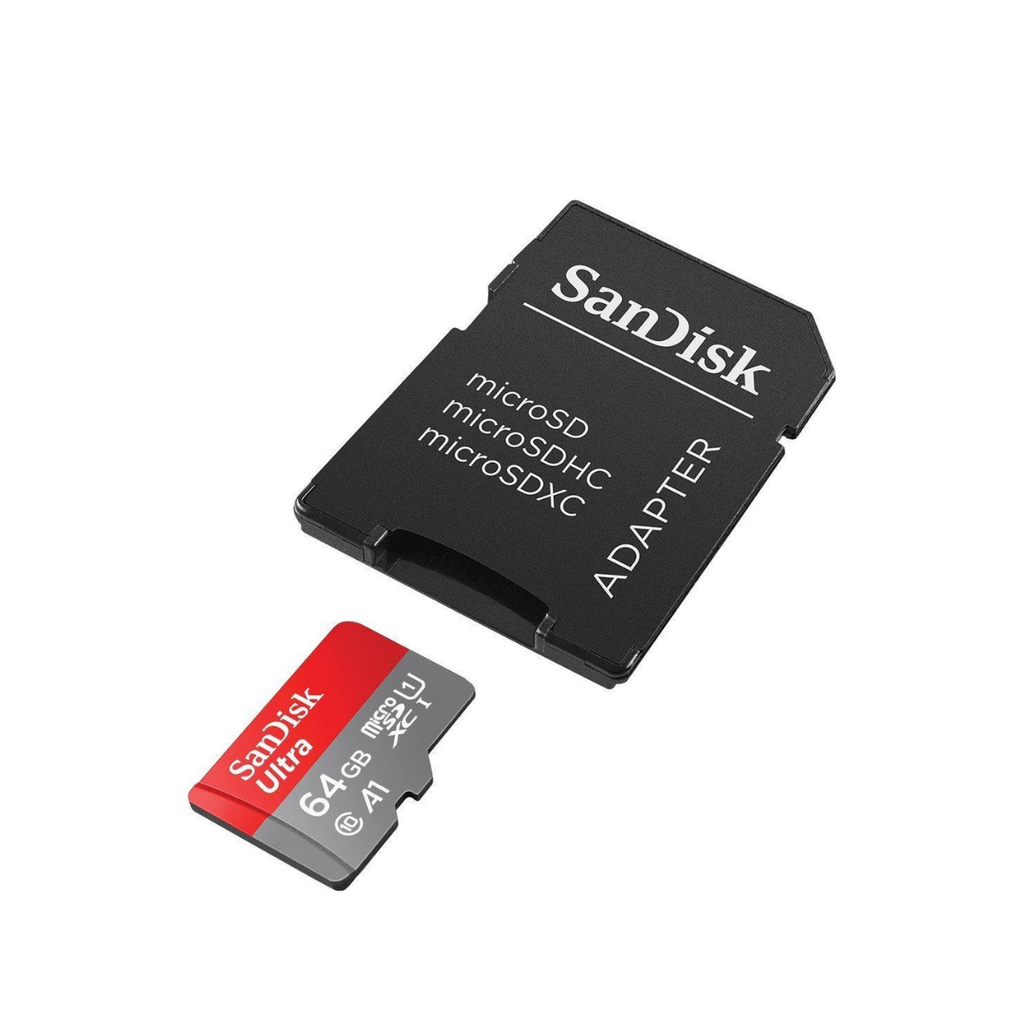 64 GB Micro SD Ultra 120 MB/s UHS-I A1 Class 10