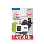 128 GB Micro SD Ultra 120 MB/s UHS-I A1 Class 10